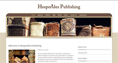 Desktop Screenshot of hesperidespublishing.com